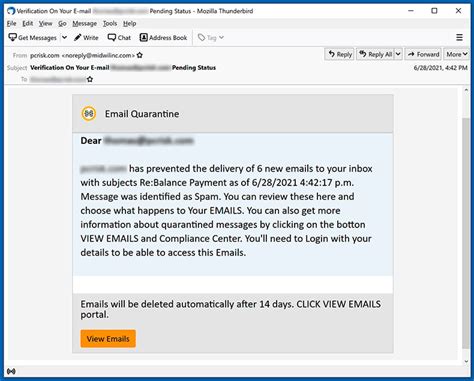 420 4.7.3 resubmitting quarantine message.|Releasing and deleting email via quarantine reports .